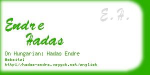 endre hadas business card